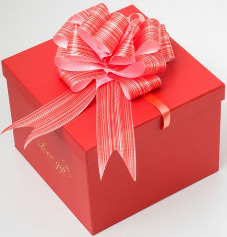 Бант Шар 4,5см Тонкие полоски Красный Арт-1256250