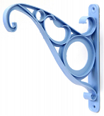 Крючок для подвесных кашпо настен пластик Голубой 20см