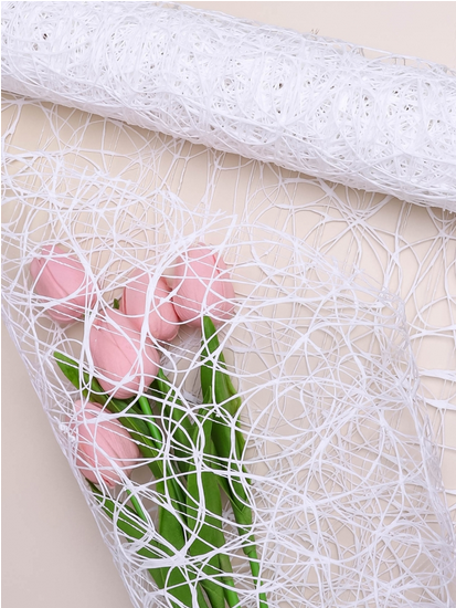 Сизаль искусственный Белый 50см*5м (КОРЕЯ)