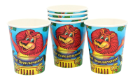 Стакан бумажный Ура! Приключения 225мл*6шт Арт-322135