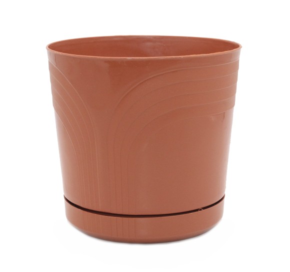 Горшок Корад D-180мм Терра с поддоном 2,5лит высота 17см