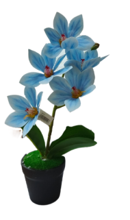 Нарцисс в горшке искусственный 40см Арт-2412-1