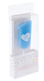 Свеча Цифра 1 с Сердечком Арт-С-2990 Свеча Цифра 1 с Сердечком Арт-С-2990