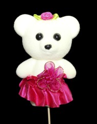 Игрушка для букета Медведь Большой Твёрдый (1уп/8шт)