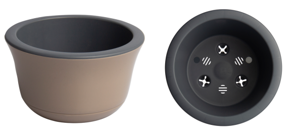 Горшок Омега 5,3лит Фрапе D-26см (с дренажной системой)