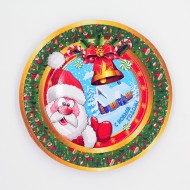 Тарелка бумажная Веселого Нового года D-18см*6шт Арт-6578