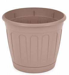 Горшок Дионис 3,6лит Бежевый с поддоном М-8524 (БАШ)