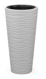 Горшок Оазис 63лит Серый (со вставкой 13лит) М-8082 (D-29см)