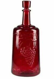 Графин стекло Традиция 1,5лит Красный Матовый