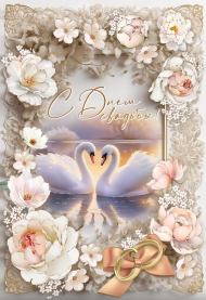 Открытка С Днем Свадьбы Арт 7101097