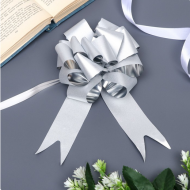 Бант Шар 5см Серебро Арт-9656651