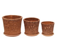 Кашпо Крыжовник №-3 ЗОЛОТОЕ (D-19см)