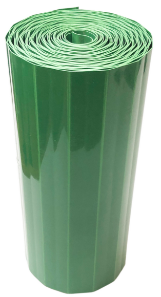 Лента Бордюрная гофрированная 25см*9м Зелёная Дачная Мозаика