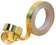Лента Металл 2см 50ярд Золото