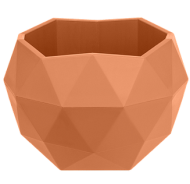 Горшок Топаз 2,5лит Карамельный Арт-9202 (с дренажной системой)