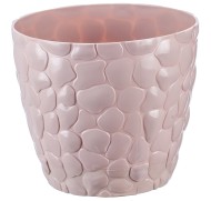 Горшок Камни 180мм 2,6лит Чайная роза с поддоном М-3173 (М-пл)