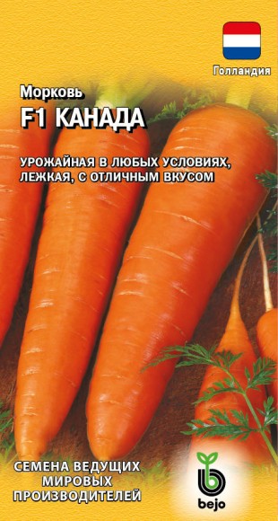 Морковь Канада ЦВ/П (ГАВРИШ) 150шт позднеспелый
