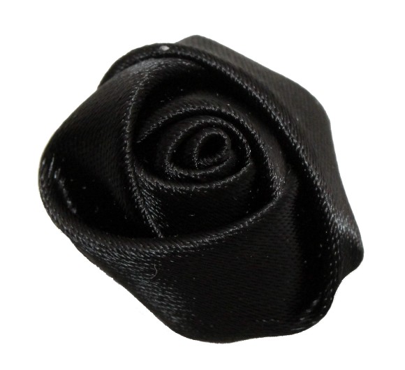 Роза 1,5см Атлас ЧЁРНАЯ (1уп/10шт)ЦЕНА ЗА УПАКОВКУ Роза 1,5см Атлас ЧЁРНАЯ (1уп/10шт)ЦЕНА ЗА УПАКОВКУ