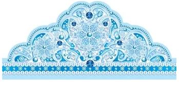 Корона бумажная Новогодняя 10шт Арт 3-03-5090