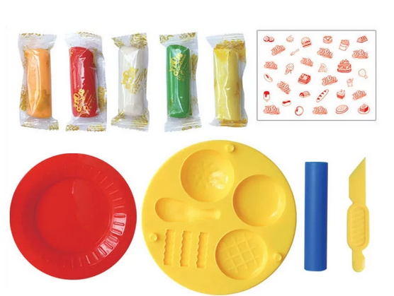 Набор пластилина с формами Арт-5838