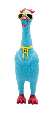 Курица Резиновая Большая в Очках