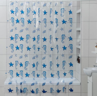 Штора для ванной Морская глубина 180*180см Арт-4473428