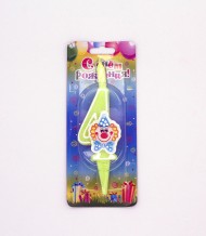 Свеча Цифра 4 с Клоуном 3024