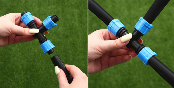 Соединитель Т-образный для капельной ленты 16мм*5шт Greengo Арт-2710230