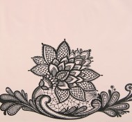 Пленка матовая Кружево Светло-Розовая 55см/200гр