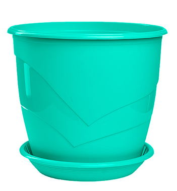 Горшок Венеция 0,75лит D-12см Бирюза с поддоном (фиалочница) Горшок Венеция 0,75лит D-12см Бирюза с поддоном (фиалочница)