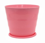 Горшок 3811 Розовый с поддоном D-11