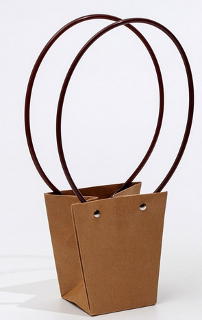 Сумочка для горшечных цветов 120*80*125мм Крафт Арт-7386383