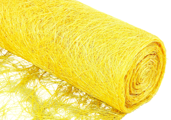 Сизаль Абака 48см*9м Жёлтая