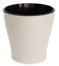 Горшок Лея 3,6лит Бежевый (с дренажной системой)