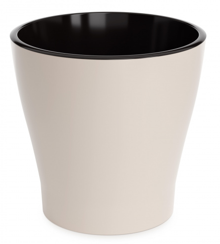 Горшок Лея 3,6лит Бежевый (с дренажной системой)