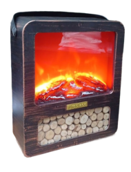 Светильник ночник Камин Арт-7036