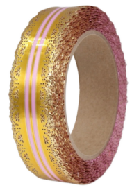 Лента Ажур 3см*25ярд Розовая