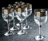 Набор Бокалов Вина Греческий узор 6шт*240мл Арт-3565501