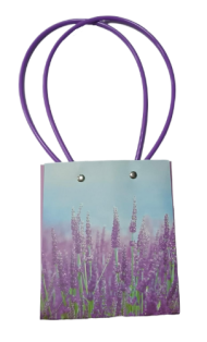 Сумочка для горшечных цветов 130*120*150мм Лаванда Арт-182