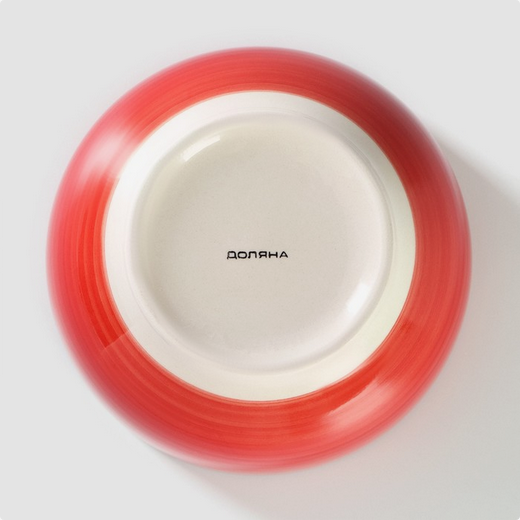 Салатник керамический Морской мир 800мл Красный Арт-4933203