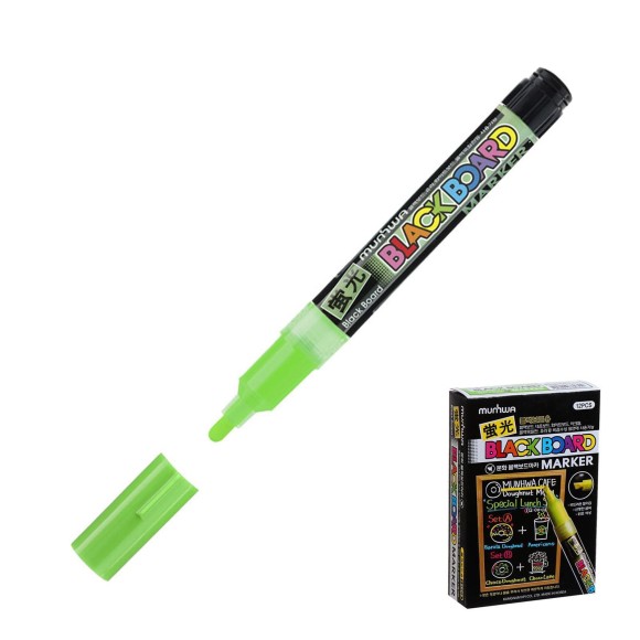 Маркер меловой MunHwa Зелёный 3мм ВМ-04 4600252