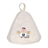 Шапка для Бани и Сауны Игрок 12 Hot Pot