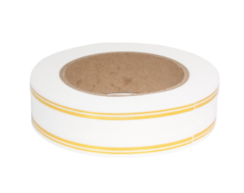 Лента Золот полоса Классика 3см*50ярд Белая 399