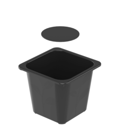 Набор Стаканов для рассады 500мл*10шт (с вкладышами)