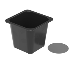 Набор Стаканов для рассады 500мл*10шт (с вкладышами)