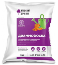 Удобрение Диаммофоска 3кг (1уп\10шт) Нов-Агро