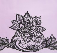 Пленка матовая Кружево Сиреневая 55см/200гр