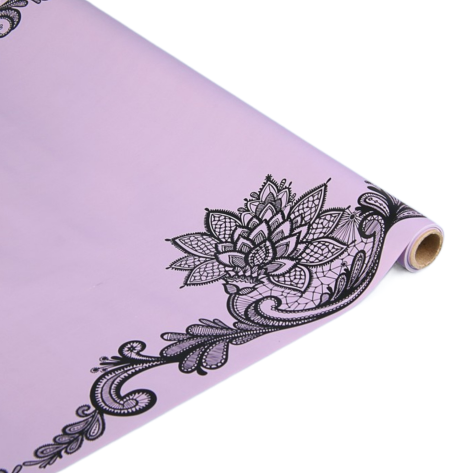 Пленка матовая Кружево Сиреневая 55см/200гр Пленка матовая Кружево Сиреневая 55см/200гр
