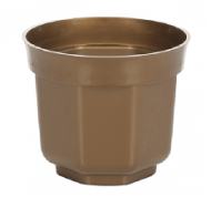 Горшок Афродита восьмигр 80мм Золото