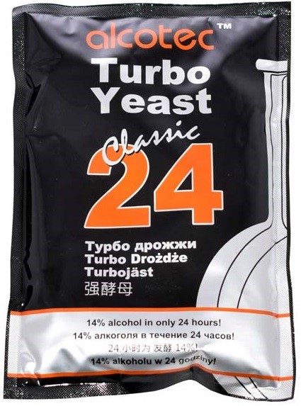 Дрожжи Турбо Alcotec classic 24 turbo 130гр